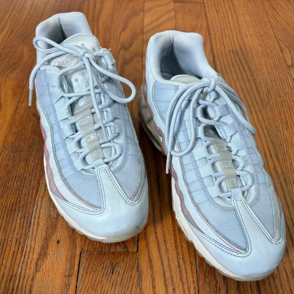 Nike Air Max 95 Half Blue Pink Gray Women's 9 Casual Athletic Shoes